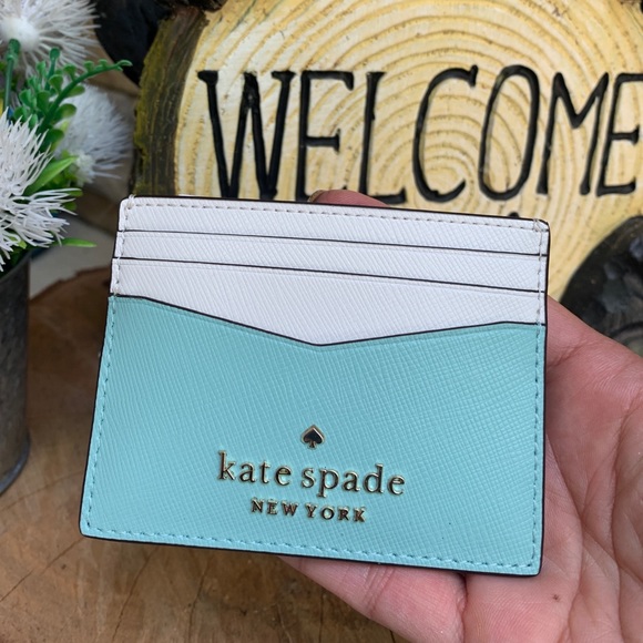 SOLD⛔️Authentic KATE SPADE two tone card case - Picture 6 of 6